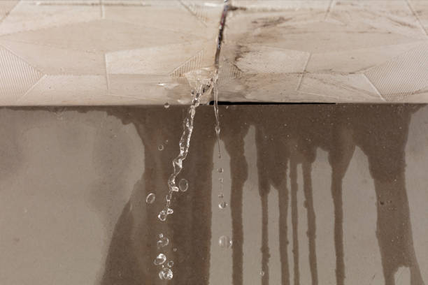 Professional Burst Pipe Cleanup technician working in Parlin, NJ